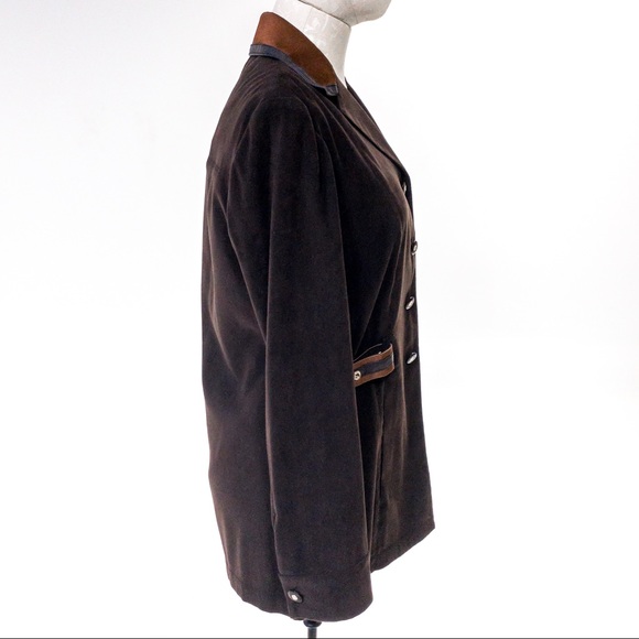 St. John Vintage S/M Adjustable Field Jacket Brown - Picture 5 of 15